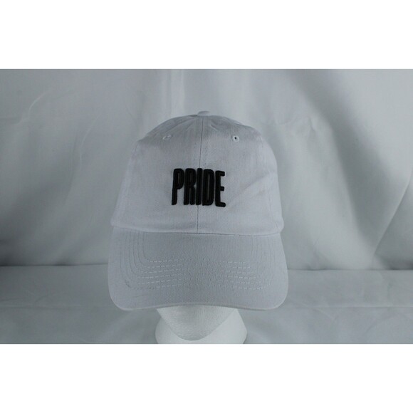 Bacardi Pride White Cap Tropical Under Brim Design Adjustable Promo New - Picture 1 of 7